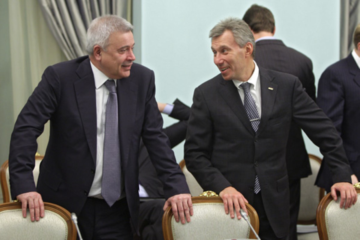 1 february, 2010 / LUKoil President Vagit Alekperov and TNK-BP Executive Director German Khan / gov ru