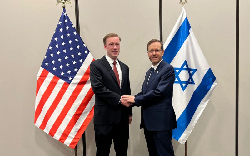 19 July 2023. President Herzog meets with US National Security Adviser Jake Sullivan / Photo: President’s Spokesperson / gov.il