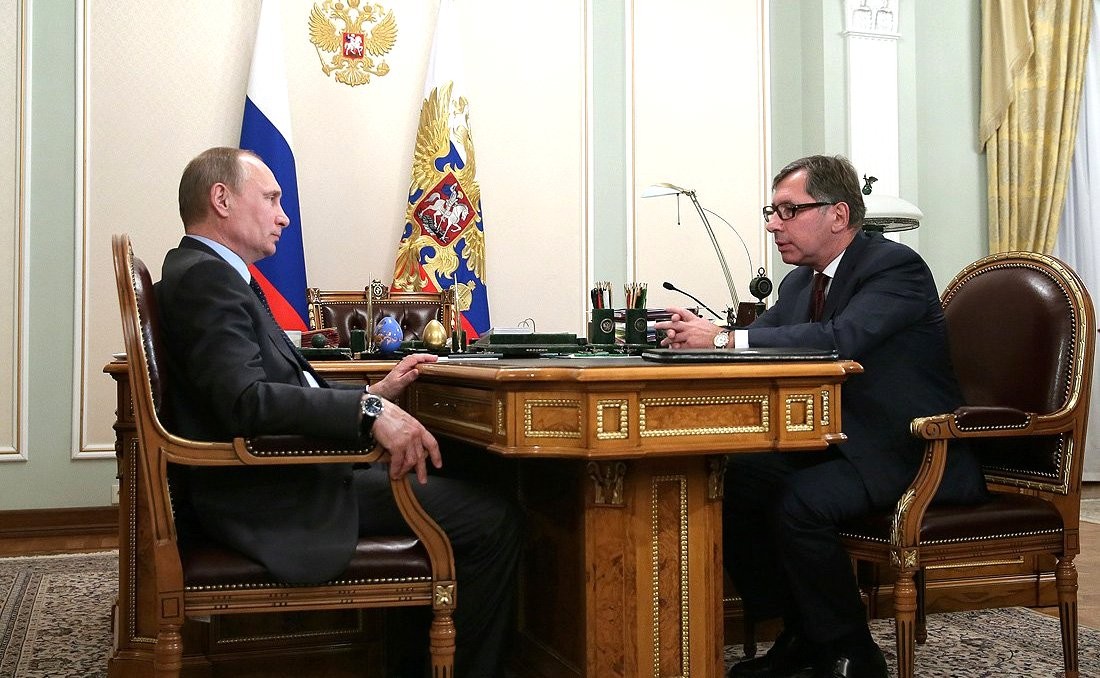 The president of Russia Vladimir Putin and Petr Aven / Photo: kremlin.ru