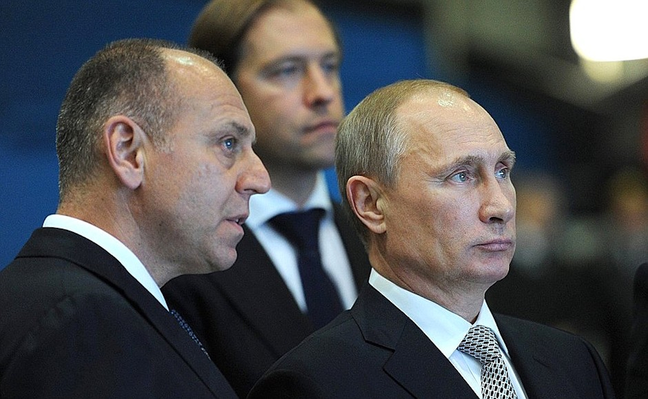 Sinara Group CEO Dmitry Pumpyansky and President of Russia Vladimir Putin, 2013. Photo: kremlin.ru