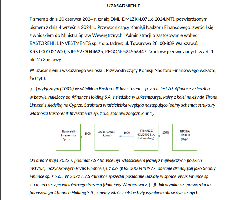 Source: The Ministry of the Interior and Administration of Poland