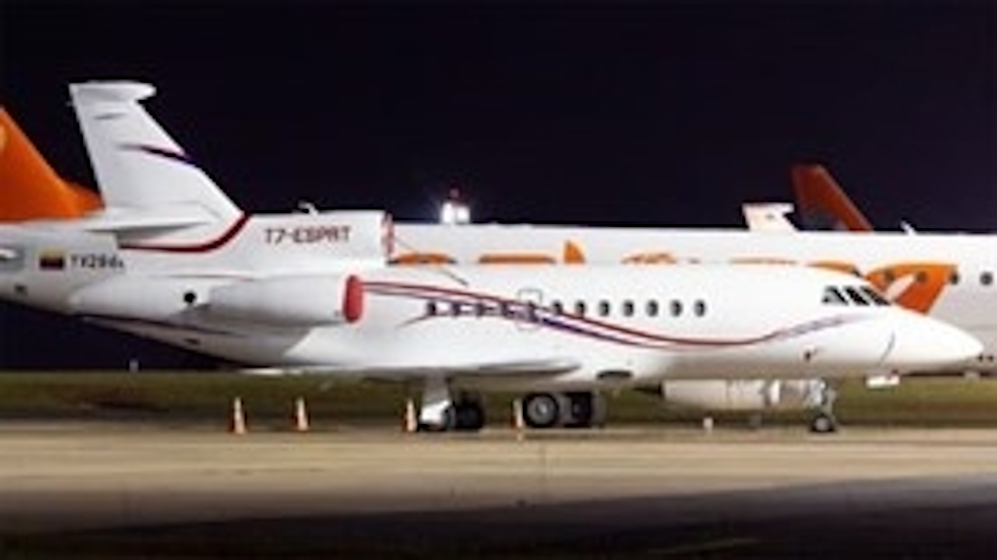 Dassault Falcon 900EX plane owned by Venezuelan President Nicolas Maduro / Photo: The U.S. Department of Justice 