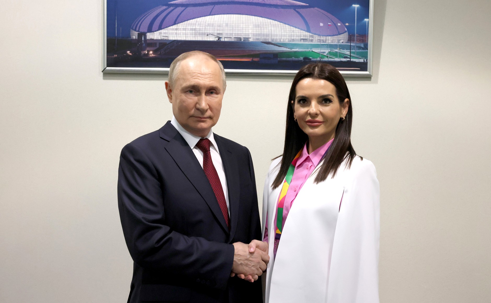 Vladimir Putin and Evghenia Guţul / Photo: kremlin.ru