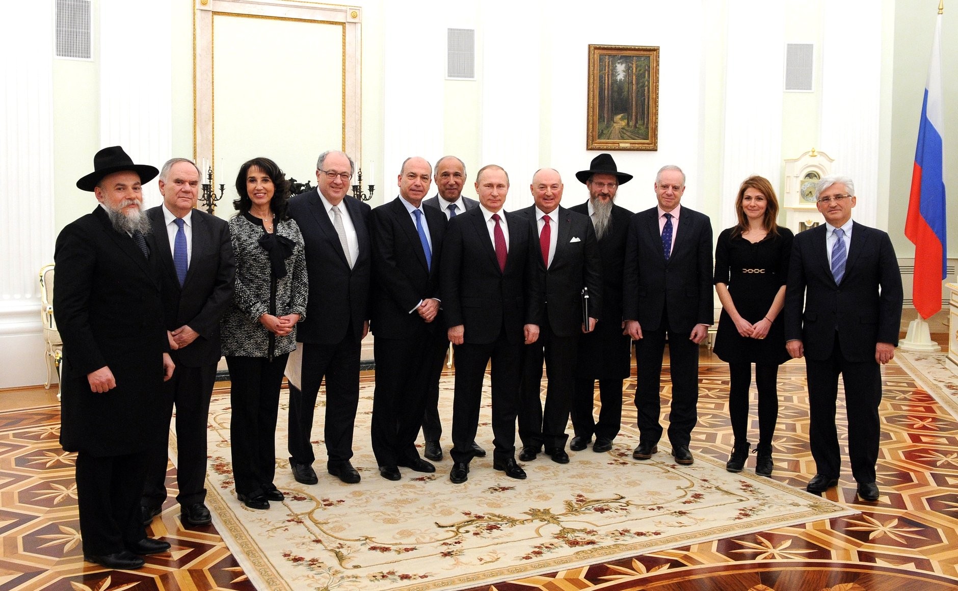 2016. Meeting of Russian President Vladimir Putin with members of the Executive Committee of the European Jewish Congress / Photo: kremlin.ru