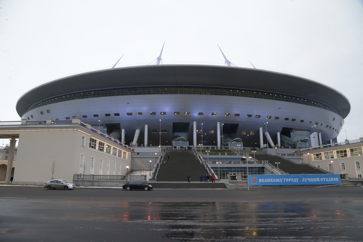 The stadium of FC Zenit is in Saint-Petersburg, Russia / gov.spb.ru
