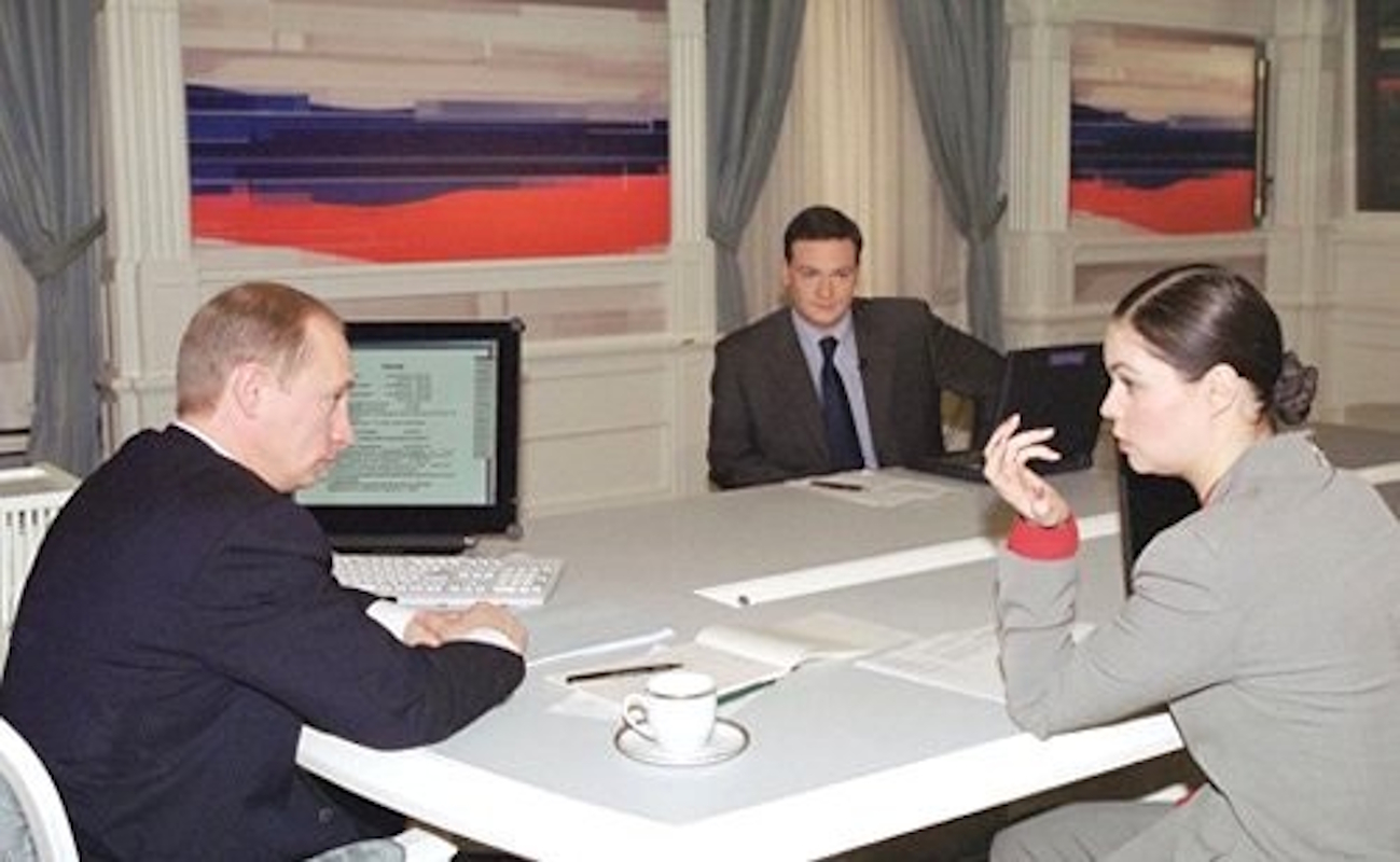 Vladimir Putin and Ekaterina Andreeva / kremlin.ru
