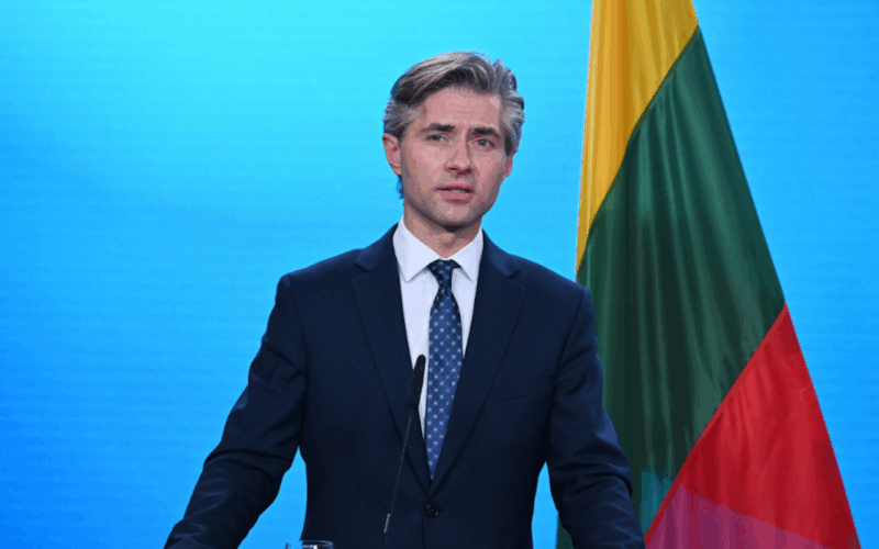 Kastutis Budrys, Lithuania's foreign minister / urm.lt