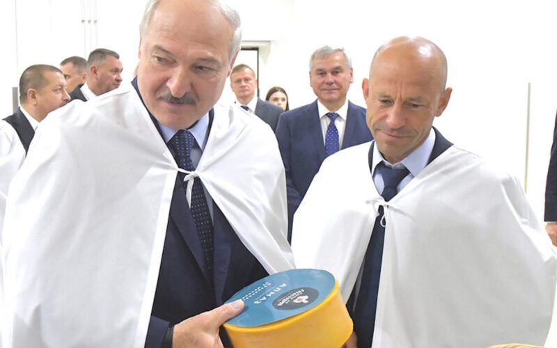 Mashensky to the right of Lukashenko / president.gov.by