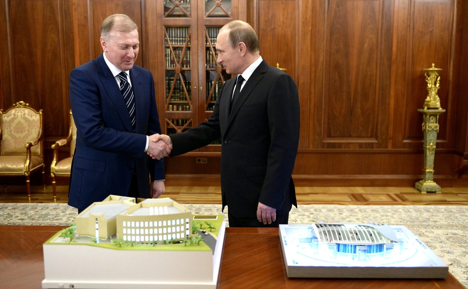 Vladimir Putin and Musa Bazhaev / kremlin.ru