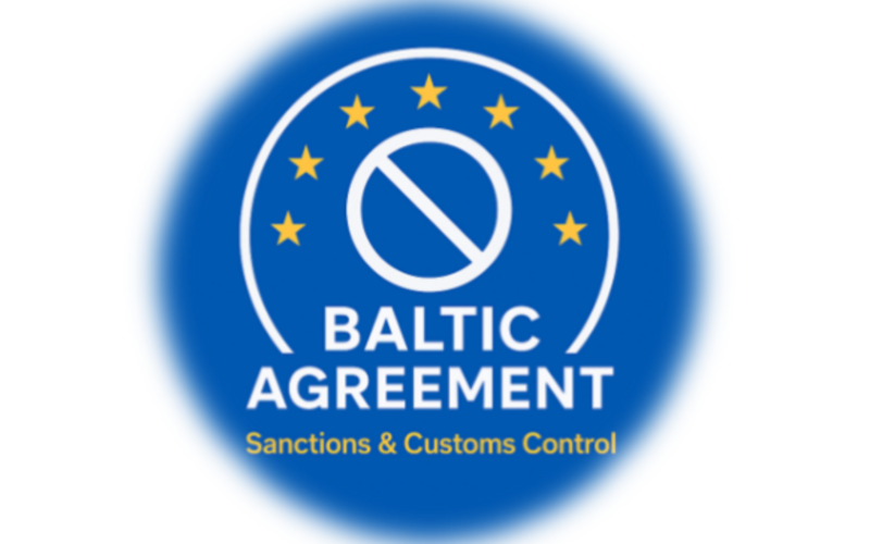 The logo of the agreement was designed by the Lithuanian customs authorities